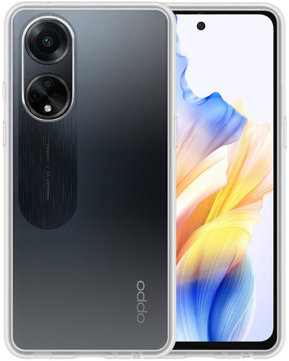 OPPO A98 Hoesje Siliconen Backcover Lichtgewicht - Transparant