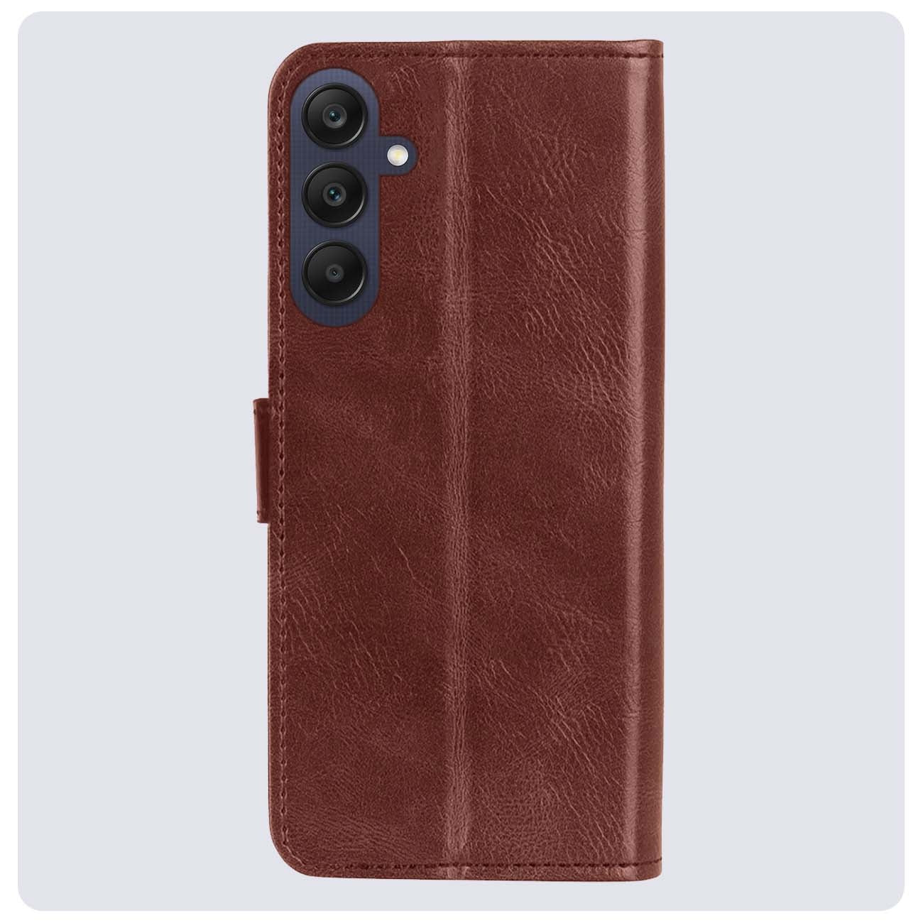 Samsung A25 Hoesje Book Case Kunstleer - Bruin