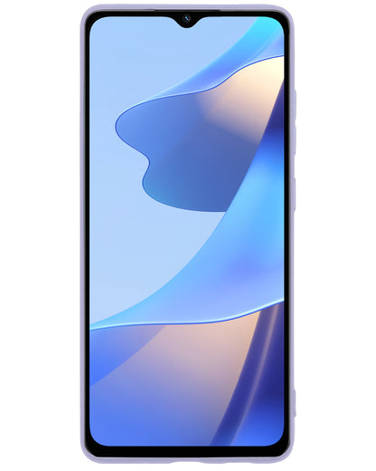 OPPO A16s Hoesje Siliconen - Lila