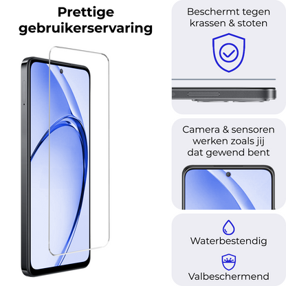 OPPO A40m Screenprotector Gehard Glas - Anti-kras