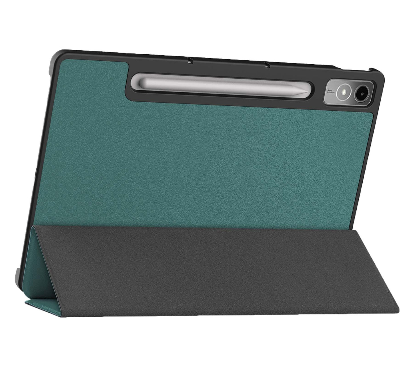 Lenovo Tab P12 Hoesje Book Case Met Lenovo Pen Uitsparing - Donkergroen