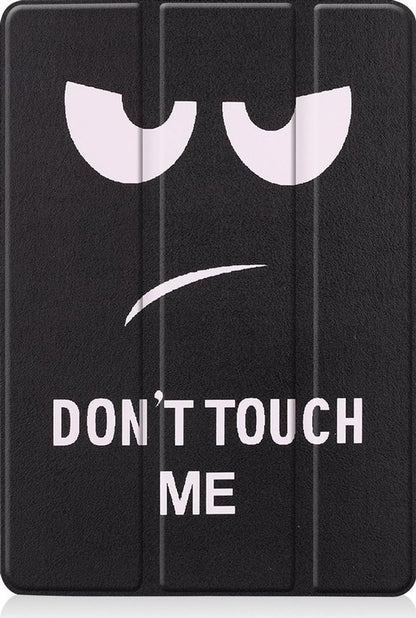 iPad 10.2 2020 Trifold Bookcase Hoes - Don't Touch Me