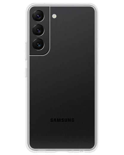 Samsung S22 Hoesje Siliconen Backcover Lichtgewicht - Transparant
