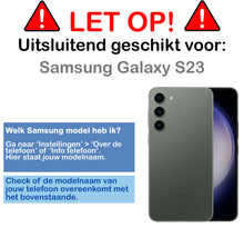 Samsung S23 Hoesje Siliconen Backcover Lichtgewicht - Zwart