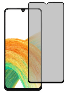 Samsung A33 Screenprotector Gehard Glas - Privacy