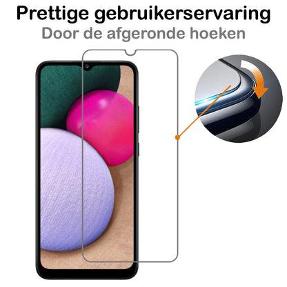 Samsung A03s Screenprotector Gehard Glas - Anti-kras