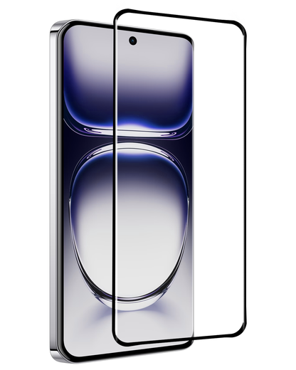 OPPO Reno 12 Screenprotector Full Cover Tempered Glass