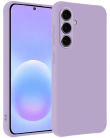 Samsung A57 Hoesje Siliconen Backcover Lichtgewicht - Lila