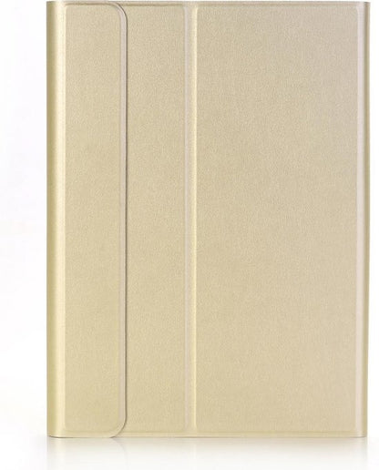 iPad 10.2 2019 Toetsenbord Hoes met Uitneembaar toetsenbord - Goud