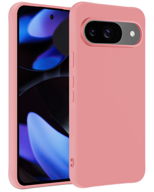 Google Pixel 9 Hoesje Siliconen Backcover Lichtgewicht - Lichtroze