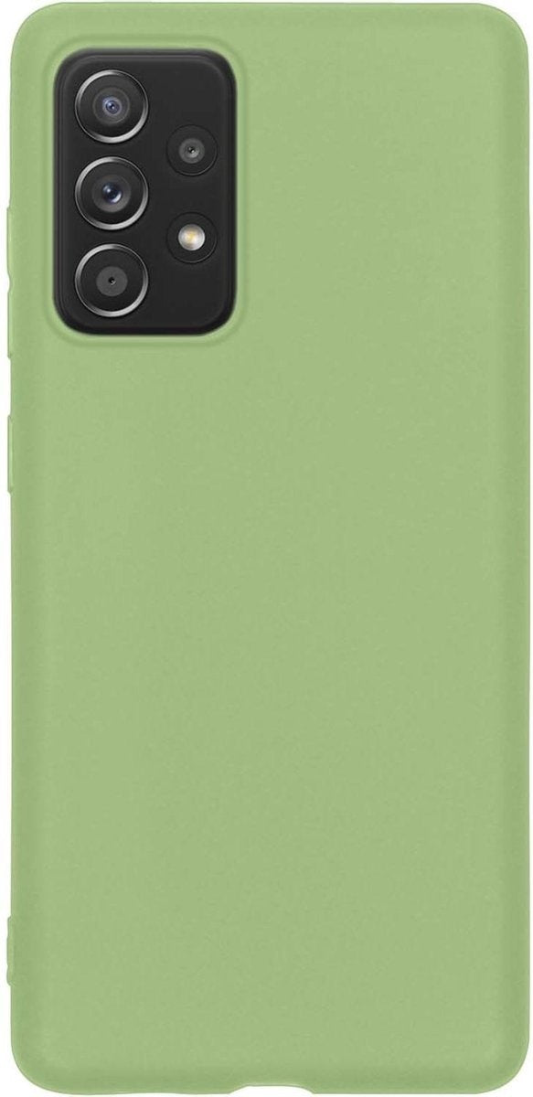 Samsung A72 Hoesje Siliconen - Groen