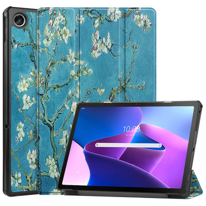 Lenovo Tab M10 Plus 3rd Gen Trifold Bookcase Hoes - Bloesem
