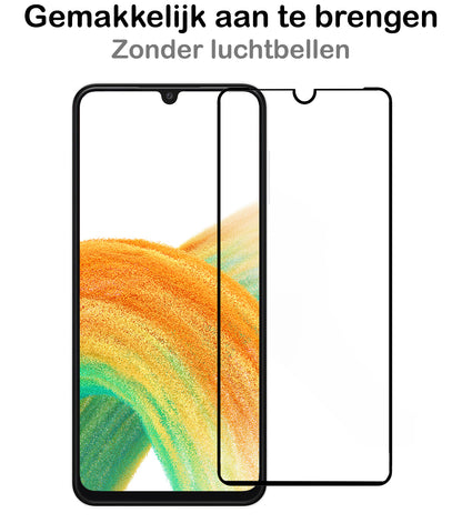 Samsung A33 Screenprotector Gehard Glas - Full Screen