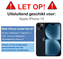 iPhone 15 Hoesje Geschikt voor Magsafe Backcover Shockproof - Transparant
