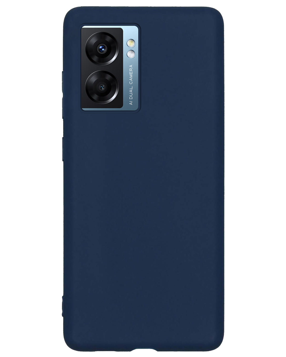 OPPO A77 Hoesje Siliconen - Donkerblauw