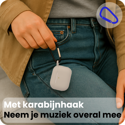 AirPods Pro 3 Hoesje Siliconen Krasbestendig - Zand
