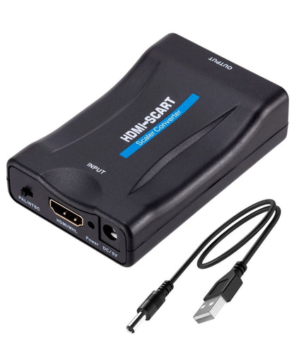HDMI Naar Scart Converter Kabel HDMI Naar Scart Kabel 1080p - HDMI naar Scart kabel - Zwart