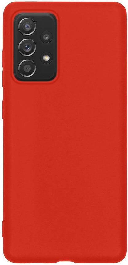 Samsung A52 Hoesje Siliconen Backcover Lichtgewicht - Rood