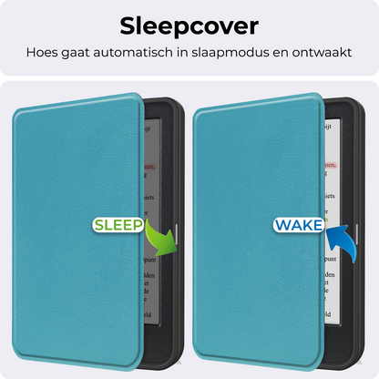 Kobo Clara Colour Bookcase Hoes Shockabsorberend - Turquoise