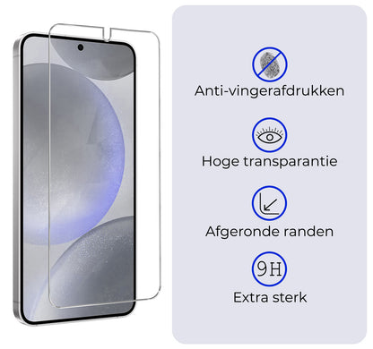 Samsung S24 Plus Screenprotector Gehard Glas - Anti-kras