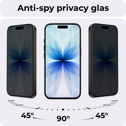 iPhone 17 Screenprotector Gehard Glas - Privacy