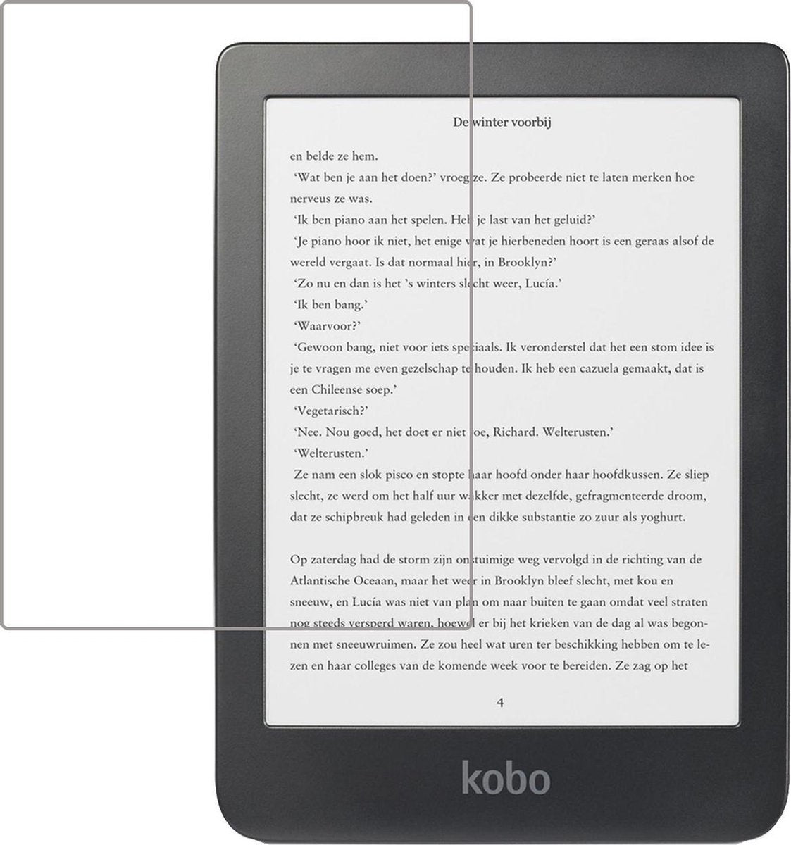 Kobo Clara HD Screenprotector Tempered Glass