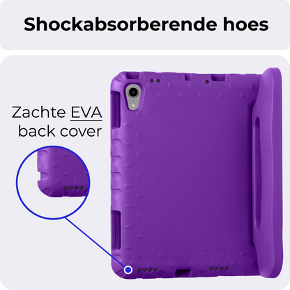 iPad Mini 7 Kinderhoes Shockabsorberend Foam - Paars