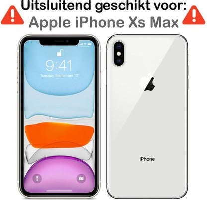 iPhone Xs Max Screenprotector Gehard Glas - Volledige dekking