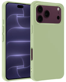 iPhone 18 Pro Hoesje Siliconen Backcover Lichtgewicht - Groen