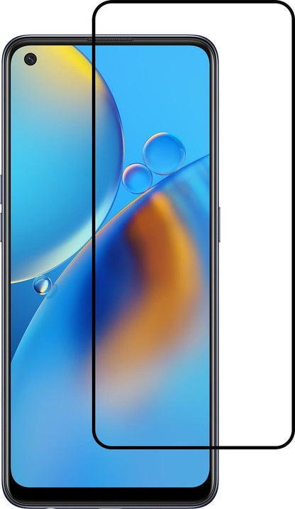 OPPO A74 4G Screenprotector Gehard Glas - Full Screen