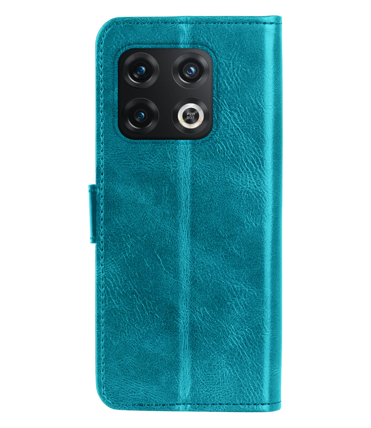 OnePlus 10 Pro Hoesje Book Case Kunstleer - Turquoise