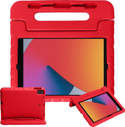 iPad 10.2 2019/2020 Kinderhoes Shockabsorberend Foam - Rood