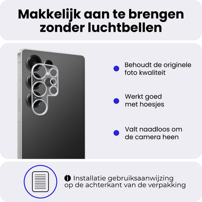 Samsung S25 Ultra Camera Screenprotector Gehard Glas
