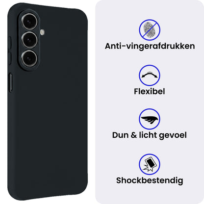 Samsung A27 Hoesje Siliconen Backcover Lichtgewicht - Donkerblauw