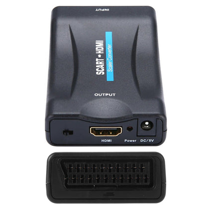 Scart Naar HDMI Converter Kabel Scart Naar HDMI Kabel 1080p - Scart naar HDMI kabel - Zwart