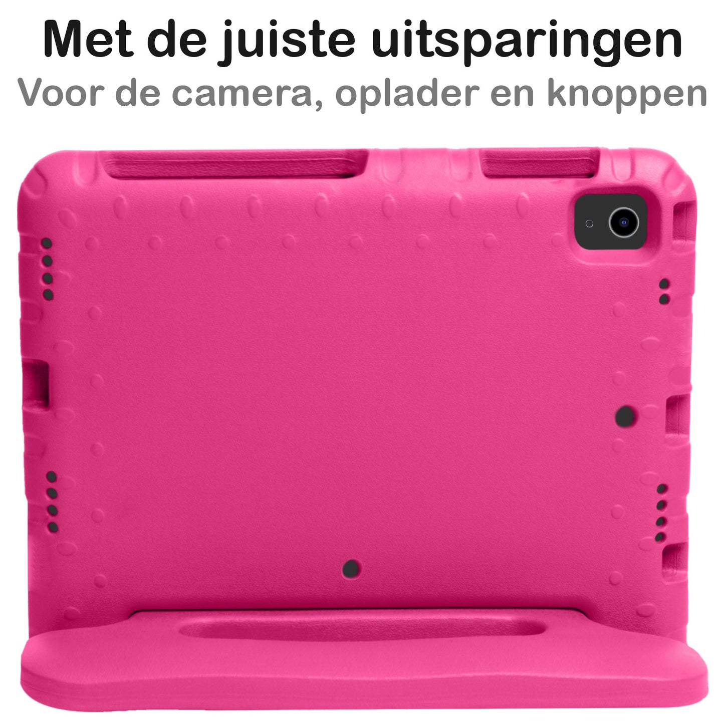 iPad Air 2022 Hoesje Kids Cover Bumper - Roze