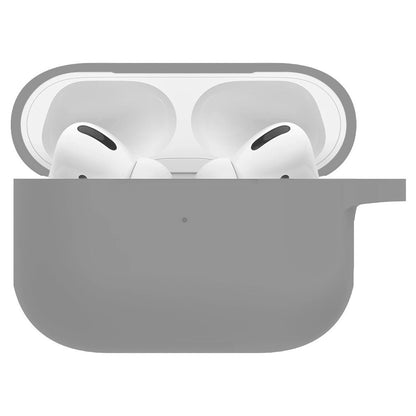 AirPods Pro 2 Hoesje Siliconen met Clip - Grijs