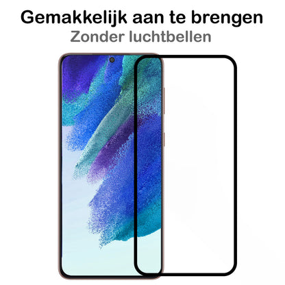 Samsung S21 FE Screenprotector Gehard Glas - Full Screen