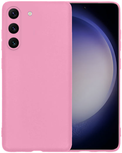 Samsung S23 Plus Hoesje Siliconen - Roze