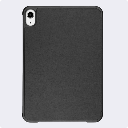 iPad Mini 7 Trifold Bookcase Hoes - Zwart