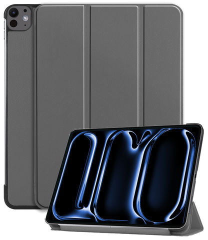 iPad Pro 2024 (11 inch) Trifold Bookcase Hoes - Grijs