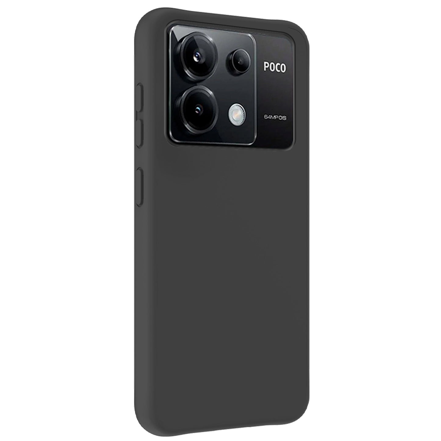 Xiaomi Poco X6 Hoesje Siliconen - Zwart