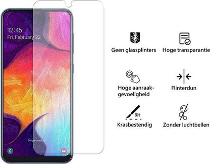 Samsung Galaxy A50 Hoesje Siliconen Backcover Lichtgewicht - Donkerblauw
