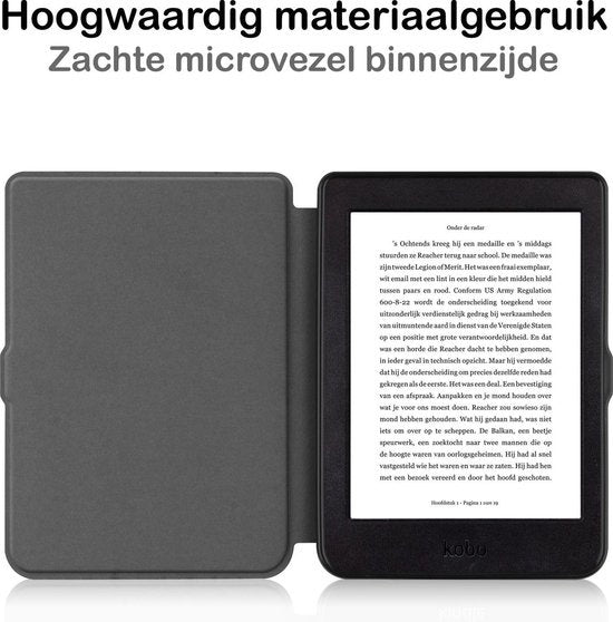 Kobo Nia Hoesje Book Case - Rosðð Goud