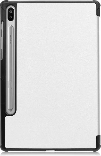 Samsung Galaxy Tab S6 Hoesje Book Case - Wit