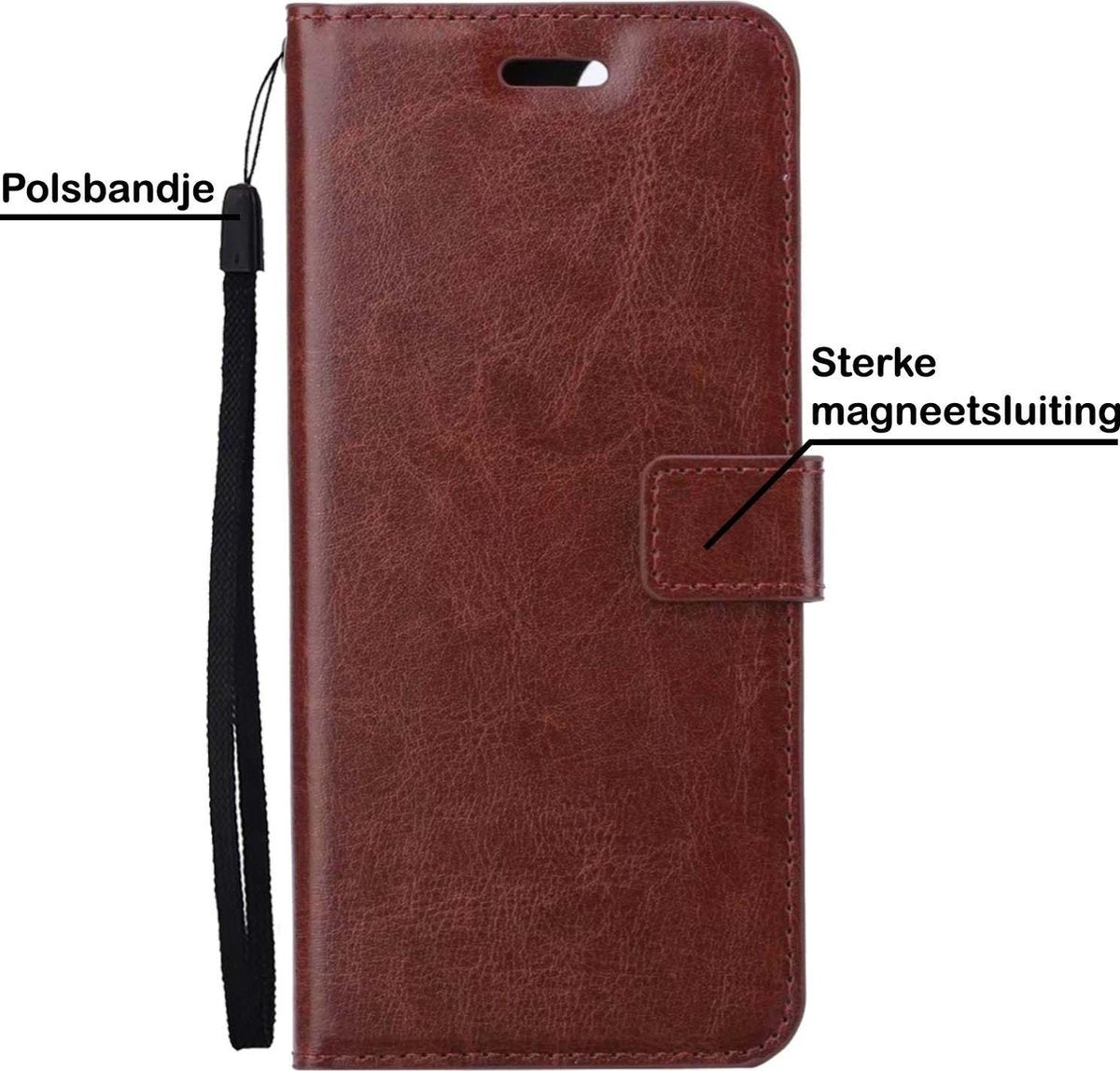 Samsung A32 4G Hoesje Book Case Kunstleer - Bruin