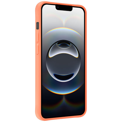 iPhone 16e Hoesje Siliconen Backcover Lichtgewicht - Perzik