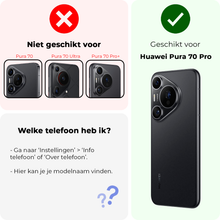 Huawei Pura 70 Pro Screenprotector Gehard Glas - Anti-kras