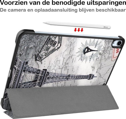 iPad Air 2020 Hoesje Book Case - Eiffeltoren