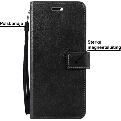 OnePlus Nord CE 3 Lite Hoesje Bookcase Cover met Kaarthouder - Zwart